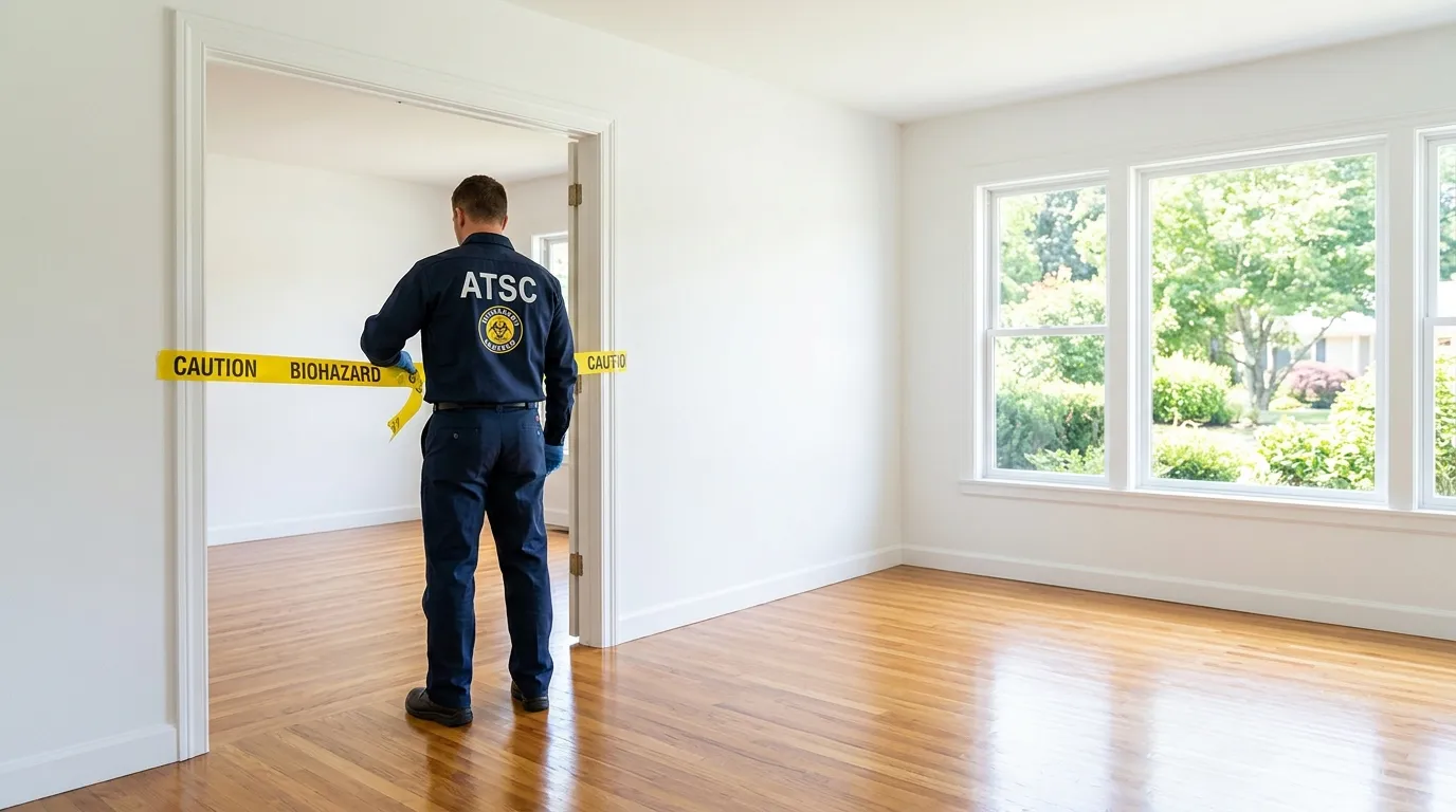Certified biohazard cleanup crew performing Crime Scene Cleanup in Parkville